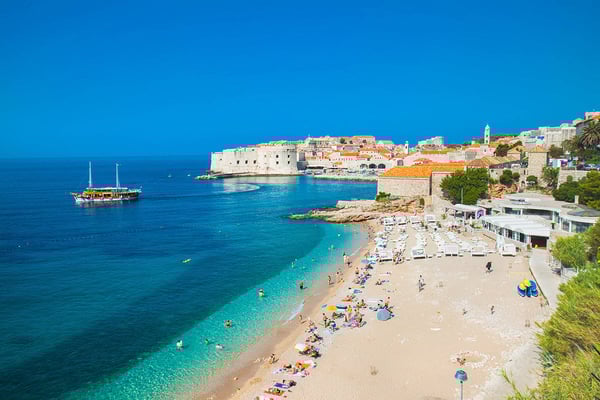 Things-to-do-in-Dubrovnik-Beautiful-beach-of-Dubrovnik